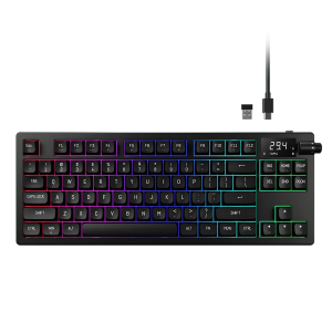 Gamdias HERMES M7 HYBRID Red Switch Hot-Swappable RGB Mechanical Keyboard